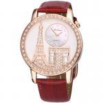 Luxury Tower Leather Watch