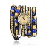Handmade Chain and Beads Multicolor Wrap Watch for Woman