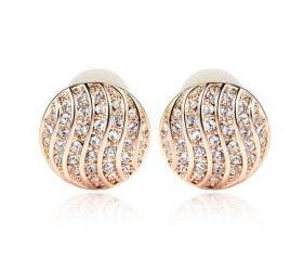 Shining Waves Earrings with Swarovski Elements