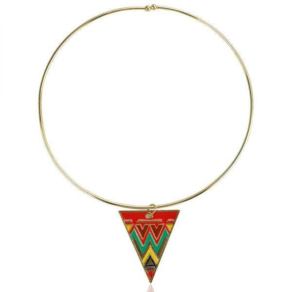 Aa Triangle Necklace